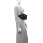 Soft GG Supreme Monogram Web Belt Bag Black Grey