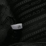 Jacquard Saffiano Triangolo Symbole Embroidered Pocket Single Snap Buckle Messenger Flap Bag  Black Corda