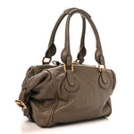 Calfskin Paddington Front Pocket Tote Souris