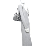 Metallic Caviar Quilted Mini Chanel 25 Handbag Anthracite