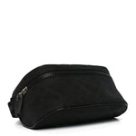 Nylon Monogram Fanny Pack Belt Bag Black