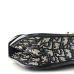 Oblique Small DiorAddict Flap Bag Navy Blue