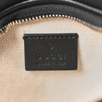 Calfskin GG Tennis Embossed Belt Bag Black