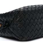 Nappa Intrecciato Medium Loop Camera Bag Black