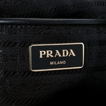 Tessuto Nylon Saffiano Small Backpack Black