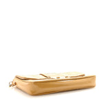 Patent Cannage Miss Dior Promenade Pouch Yellow