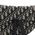 Oblique Saddle Bag Blue