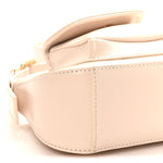 Calfskin Jitney Hobo Cream