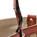 Monogram Medium Craft Tote Red