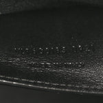 Grain De Poudre Textured Mixed Matelasse Triquilt Medium Monogram Monochrome Satchel Black