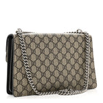 GG Supreme Monogram Small Dionysus Shoulder Bag Black