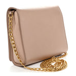 Saffiano Chain Crossbody Bag Cipria