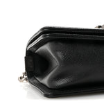 Caviar Quilted Small Boy Flap Black