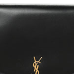 Box Calfskin Mini Voltaire Top Handle Bag Black