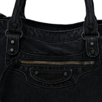 Washed Denim Classic Hardware Medium Le City Black