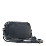 Pebbled Calfskin Small Soho Disco Bag Blue