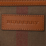Canvas Mega Check Mini Ashby Tassel Crossbody Saddle Brown