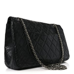 Aged Calfskin Quilted 2.55 Reissue 226 Flap Black