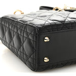 Lambskin Cannage Small My ABCDior Lady Dior Black