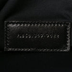 Linen Canvas Rive Gauche Zipped Pouch Black