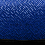 Grain De Poudre Matelasse Chevron Monogram Envelope Chain Wallet Blue Majorelle