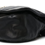 Lambskin Matelasse Monogram Large Jamie 4.3 Black