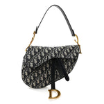 Oblique Saddle Bag Blue