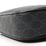 Soft GG Supreme Monogram Web Belt Bag Black Grey