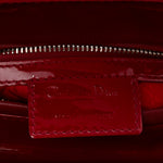 Patent Cannage Medium Lady Dior Red