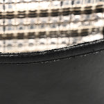 PVC Thread Woven Medium Boy Flap Black