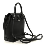 Calfskin Lockme Mini Backpack Black