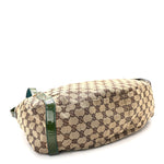 Monogram Patent Medium Abbey Shoulder Bag Blue