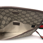GG Supreme Monogram Neo Vintage Web Belt Bag Brown