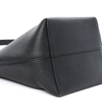 Grained Calfskin Medium N/S Park Tote Black