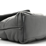 Lambskin Quilted Toy Loulou Puffer Monogram Chain Satchel Fog