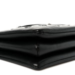 Lambskin Embossed Monogram Coussin PM Black