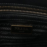 Saffiano Small Galleria Double Zip Tote Black