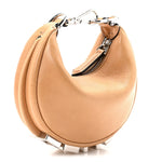 Vitello Grace Nano Fendigraphy Hobo Charm Miele Scuro
