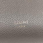 Grained Calfskin Micro Belt Bag Grey
