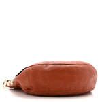 Soft Spongy Calfskin Daria Satchel Burnt Orange