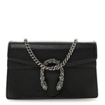 Calfskin Super Mini Dionysus Shoulder Bag Black