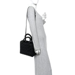 Ultra Matte Calfskin Cannage Medium Lady Dior Black