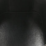 Patent Quilted Top Handle Vanity Case Black