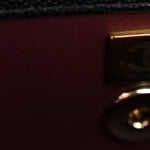 Caviar Quilted Mini Coco Handle Flap Black