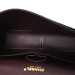 Lambskin Quilted Jumbo Double Flap Black