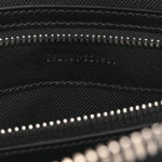 GG Supreme Monogram Web Small Flat Messenger Bag Black Grey