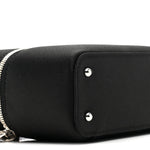 Satin Crystal Pave Medium Sicily Tubes Black