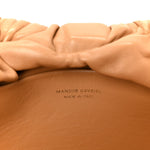 Lambskin Cloud Clutch Caramel