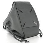 Grained Calfskin Medium Hammock Shoulder Bag Blue