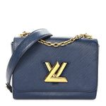 Epi Twist Shoulder Bag MM Indigo